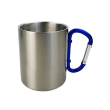 Load image into Gallery viewer, Customize Cup Diy stainless steel Mug 300ML Design Climbing Botton Carabiner Print of Your Logo image Personalized Kitchen Drink
